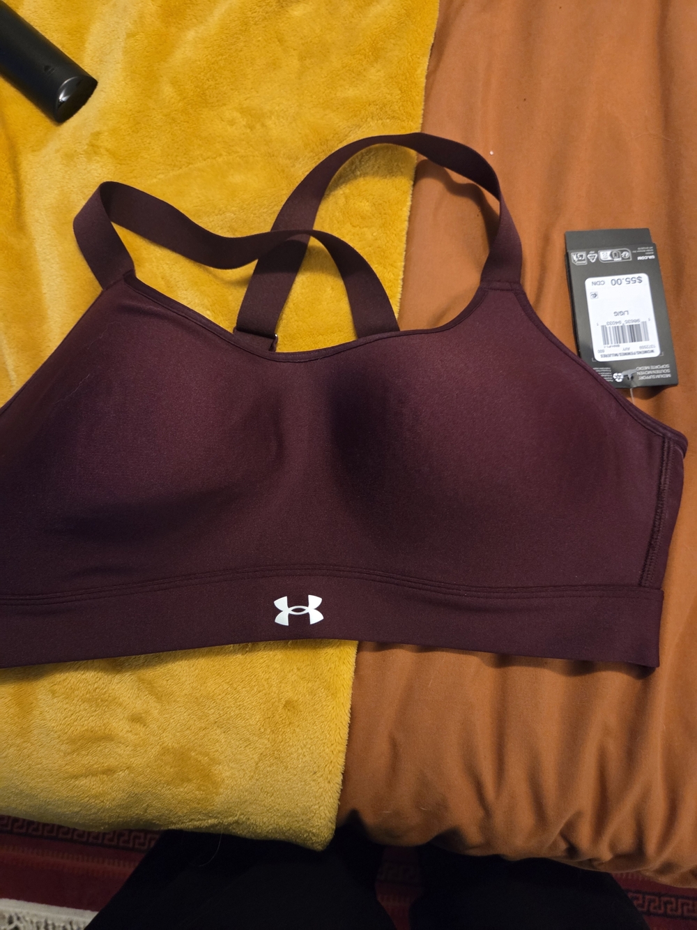 Under Armour Women's Burgundy Sports Bra/top